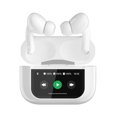 Airpods Lcd A9 With Digital Touch Display (Black&White)