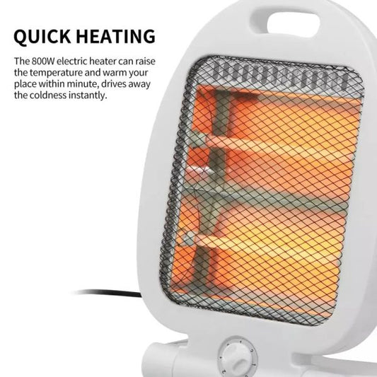 800W Space Heater Small Electric Ceramic Heater 2 Power Level