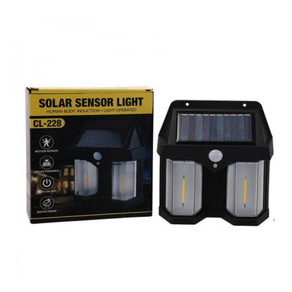 Double Head Antique Solar Sensor Lamp Solar Warm Lighting Lamp Outdoor Wall Lights (Free Delivery)